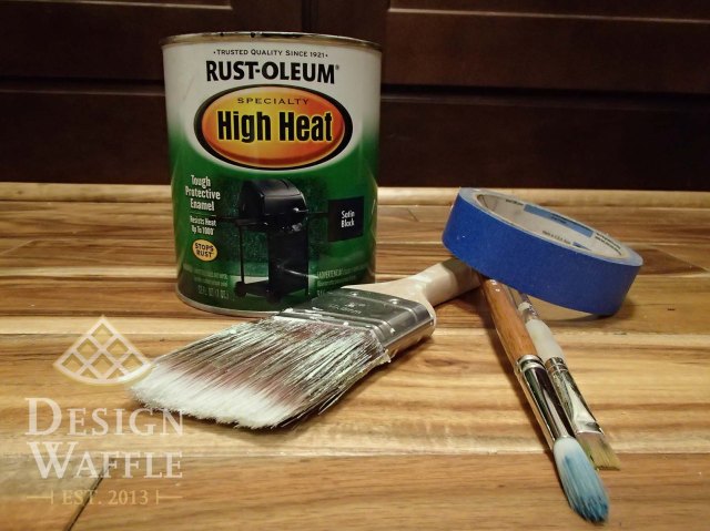fireplace painting supplies