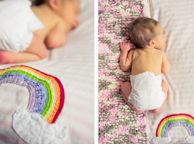 rainbow blanket tutorial